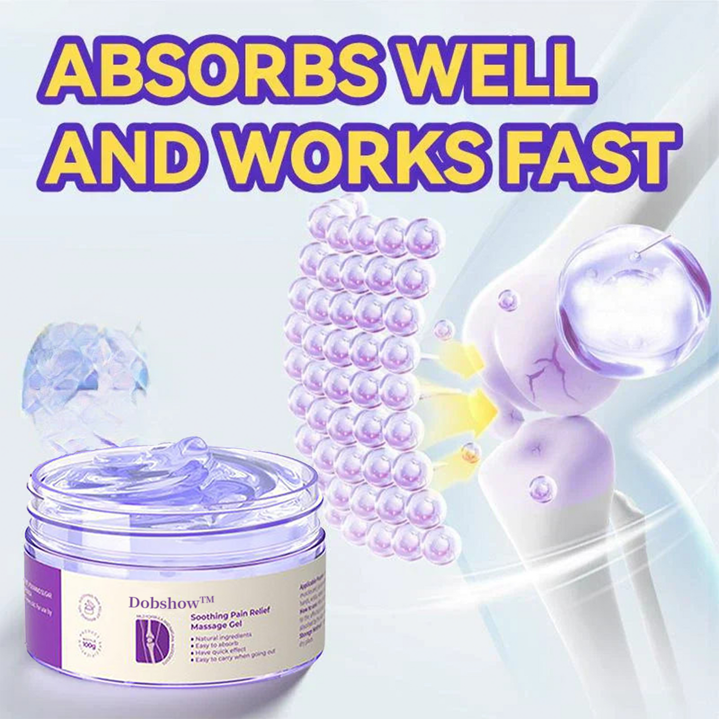 Dobshow™ Joint Pain Treatment Gel – Turmeric Extract&Emu Oil 👨⚕️𝑨𝒖𝒔𝒕𝒓𝒂𝒍𝒊𝒂𝒏 𝑶𝒔𝒕𝒆𝒐𝒑𝒂𝒕𝒉𝒊𝒄 𝑨𝒔𝒔𝒐𝒄𝒊𝒂𝒕𝒊𝒐𝒏 (𝑨𝑶𝑨)𝑨𝒑𝒑𝒓𝒐𝒗𝒆𝒅