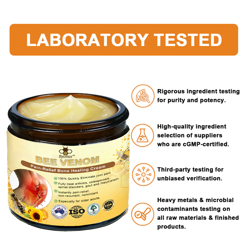 ✅Official Store: Dobshow™ Bee-Venom Pain-Relief Bone Healing Cream👨⚕️Orthopaedic Association(AOA) Approved (Reducing joint swelling, pain, stiffness, redness, warmth, soreness, and joint fatigue)