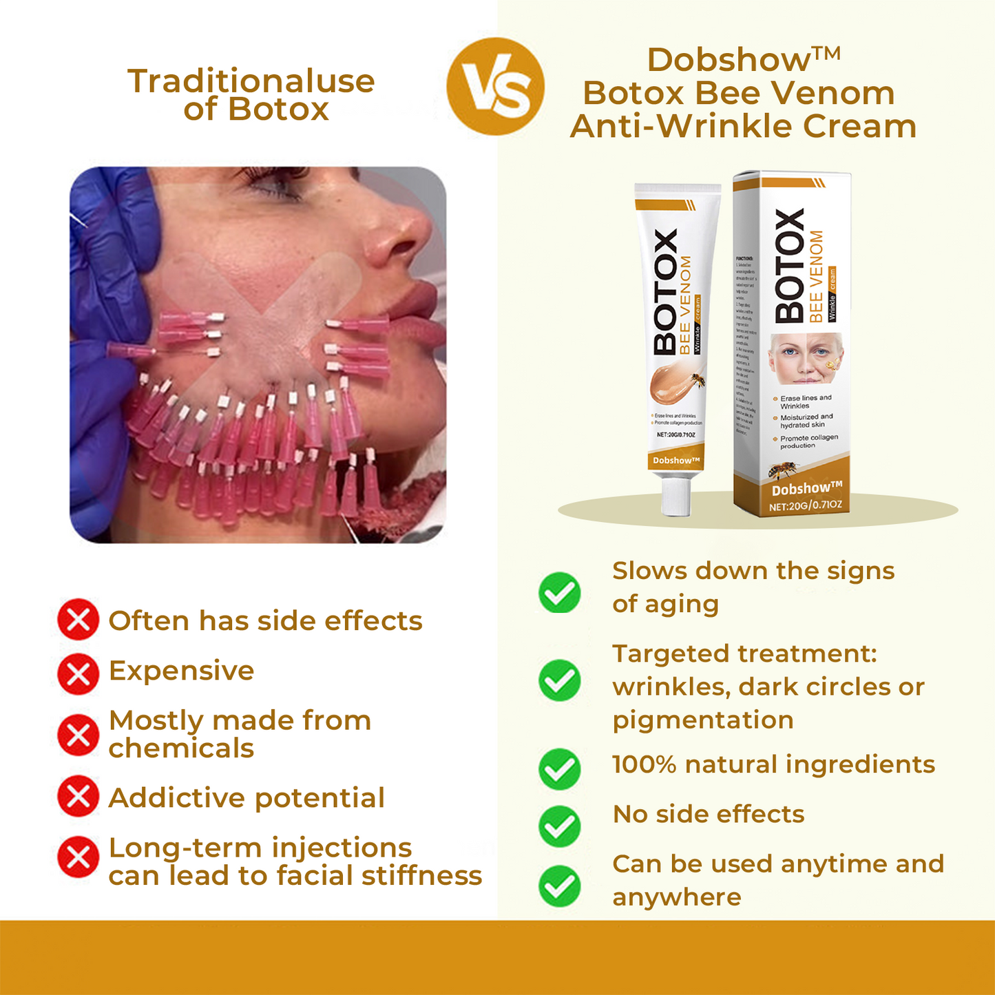 đ¨Limited Time Offer: Dobshow⢠Botox Bee Venom Anti-Wrinkle Creamđđ -- Rapid Anti-Aging Solution