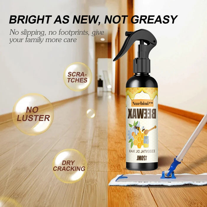 Nurbini™ Natural Ingredients Furniture Beeswax Spray🔥Hot Sale(Cleaning Set for FREE)🔥