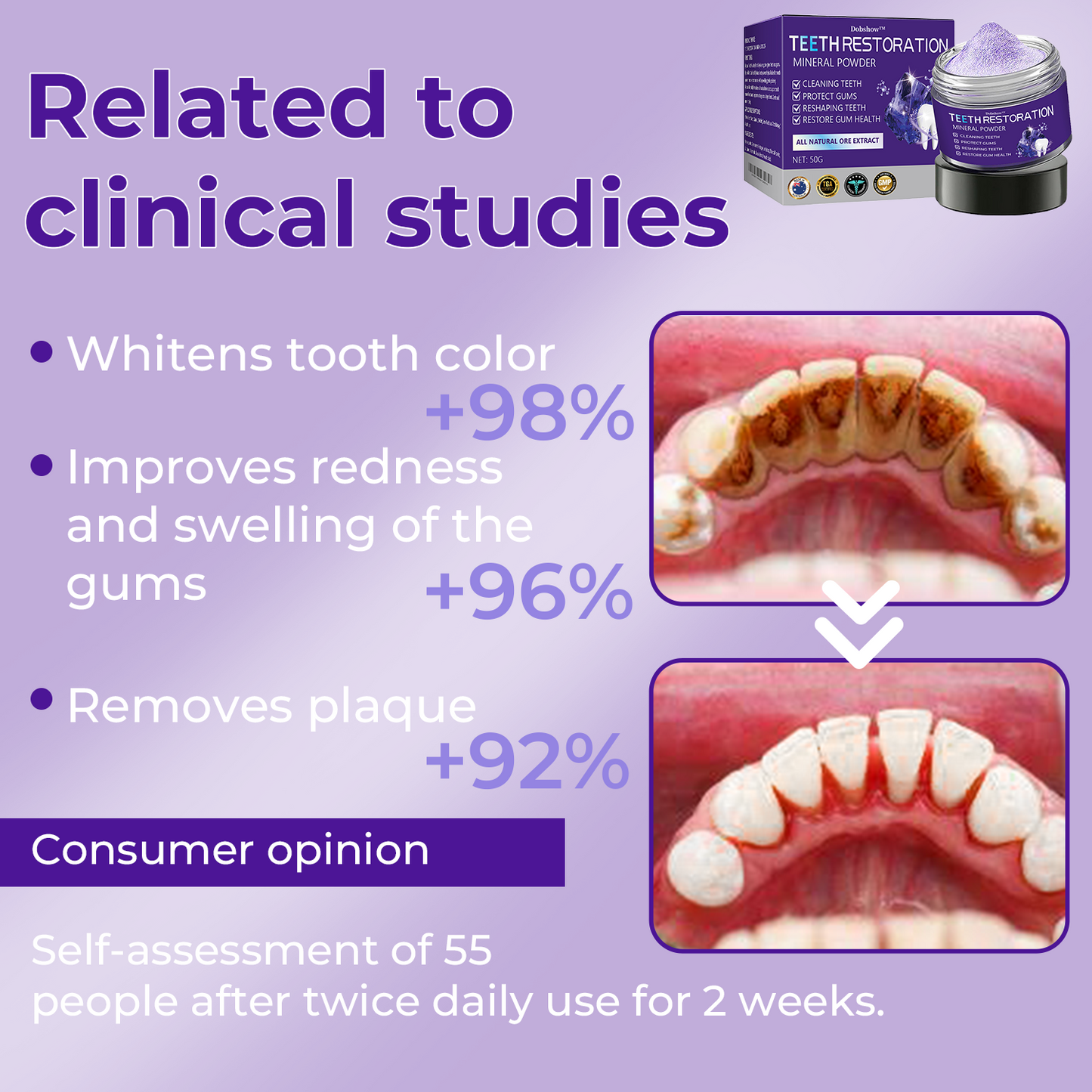 š¦·Dobshow⢠Dental Repair Mineral Powder >> š„Buy 1 Get 1 Freeš„
