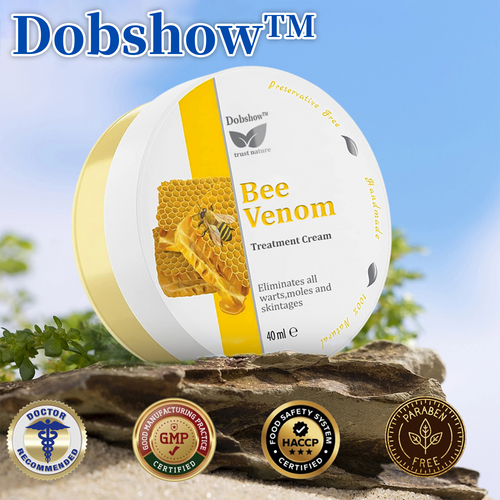👨⚕️Dobshow™ Bee Venom Treatment Cream🐝: Treat Eczema, Psoriasis, Acne, Rosacea, Swelling, Varicose veins, Warts