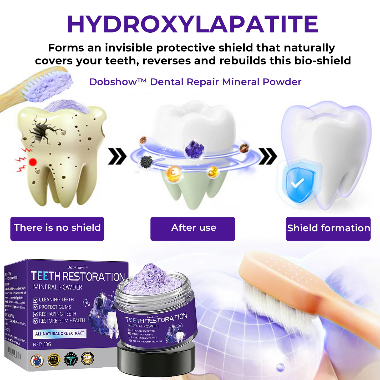 š¦·Dobshow⢠Dental Repair Mineral Powder >> š„Buy 1 Get 1 Freeš„