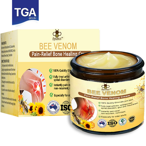 ✅Official Store: Dobshow™ Bee-Venom Pain-Relief Bone Healing Cream👨⚕️Orthopaedic Association(AOA) Approved (Reducing joint swelling, pain, stiffness, redness, warmth, soreness, and joint fatigue)