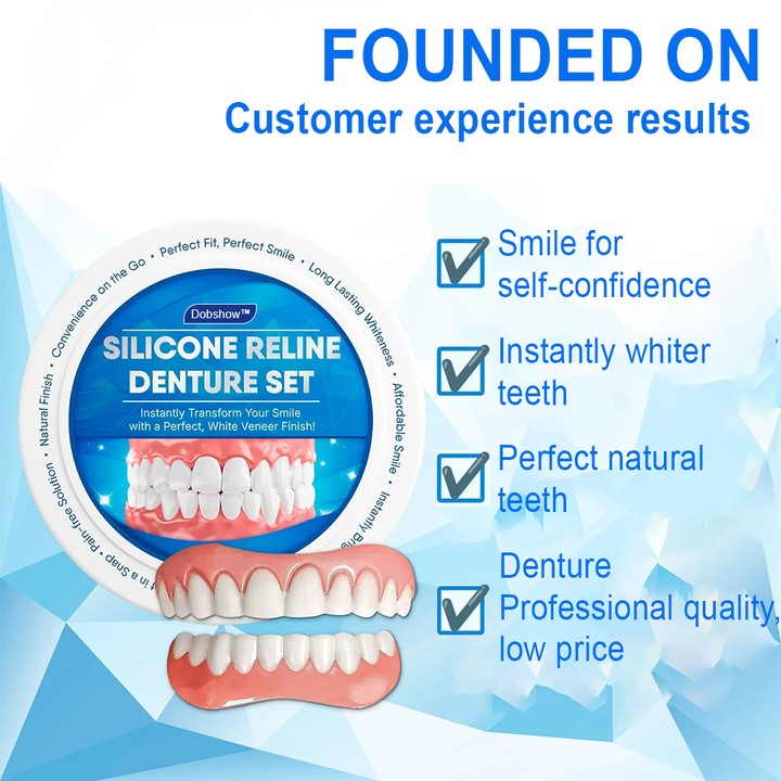 Dobshow ™ Silicone Reline Denture Set(⏰Limited time discount Last 30 minutes⏰)