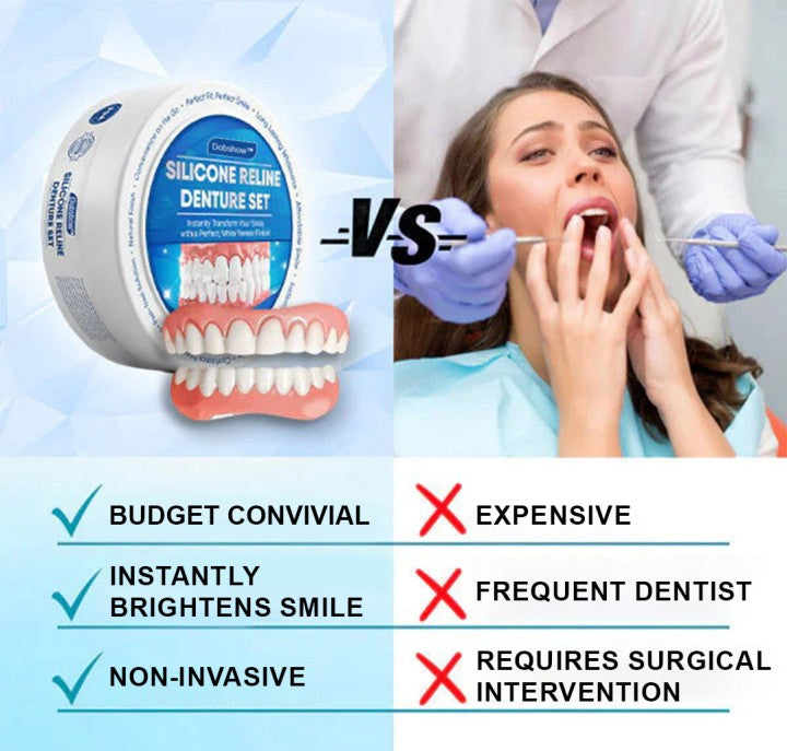Dobshow ™ Silicone Reline Denture Set(⏰Limited time discount Last 30 minutes⏰)