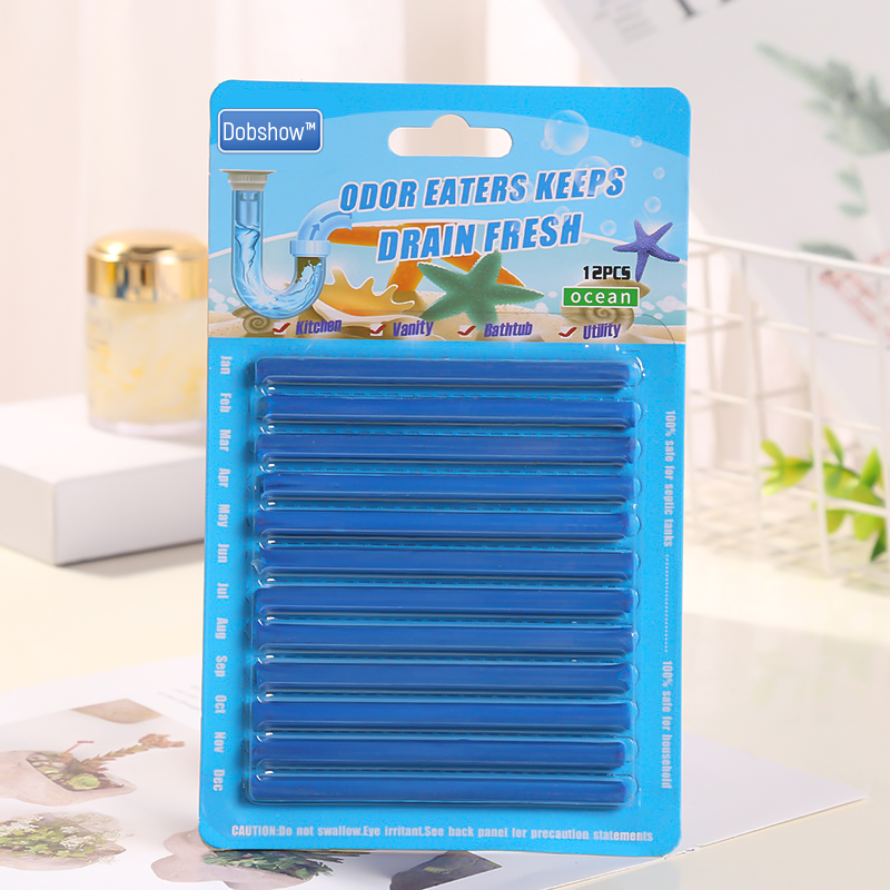 (✨Hot Sale Now) Dobshow™ 12/set Pipe Cleaning Sticks Oil Decontamination Kitchen Toilet Bathtub Drain Cleaneer