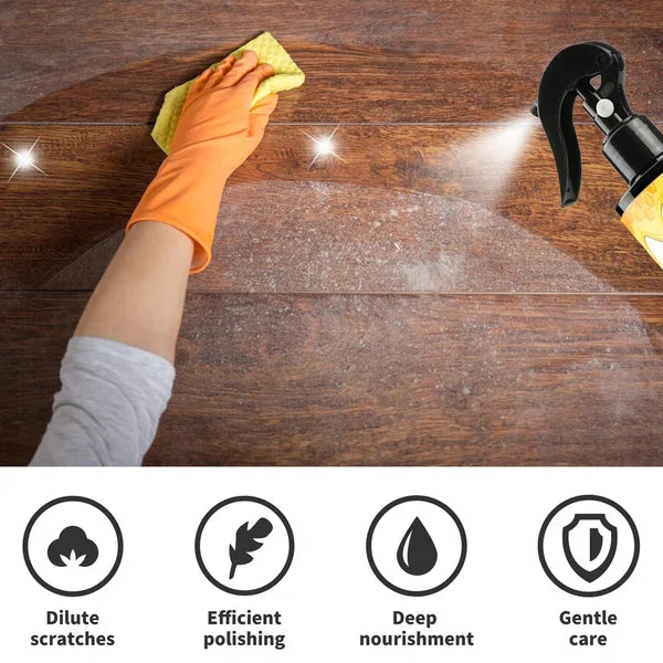 Nurbini™ Natural Ingredients Furniture Beeswax Spray🔥Hot Sale(Cleaning Set for FREE)🔥