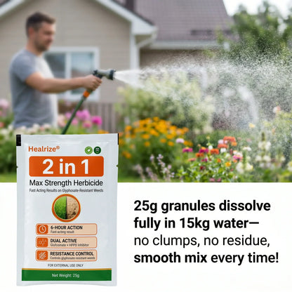 ⚡𝐎𝐟𝐟𝐢𝐜𝐢𝐚𝐥 𝐀𝐔 𝐒𝐭𝐨𝐫𝐞 | Healrize® 2-𝖎𝖓-1 Max Strength Herbicide: Fast Acting Results on Glyphosate-Resistant Weeds