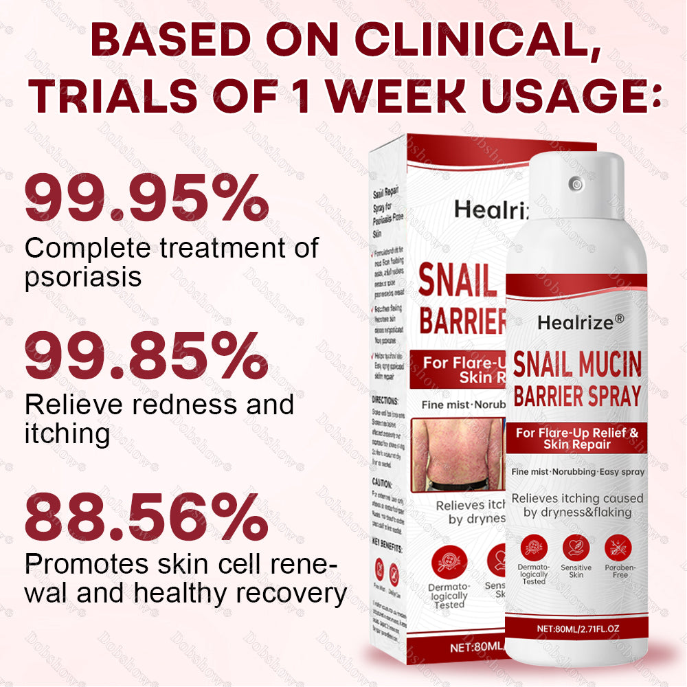 🔥𝙈𝙖𝙧𝙘𝙝 𝙎𝙥𝙚𝙘𝙞𝙖𝙡 𝙊𝙛𝙛𝙚𝙧𝙨 | Healrize® Snail Mucin Barrier Spray for Flare-Up Relief & Skin Repair