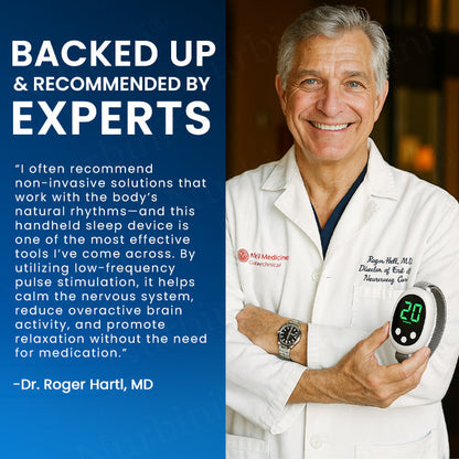 🌙 Nurbini® NeuroSleep Pro – Smart Handheld Sleep & Anxiety Relief Device