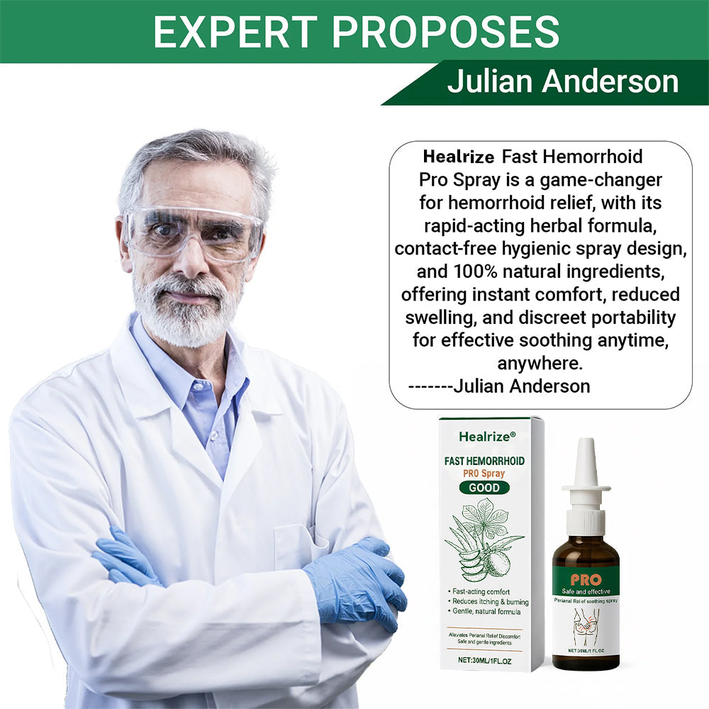 🔥LIMITED SPECIAL OFFER🔥Healrize®🌿 Fast Hemorrhoid PRO Spray