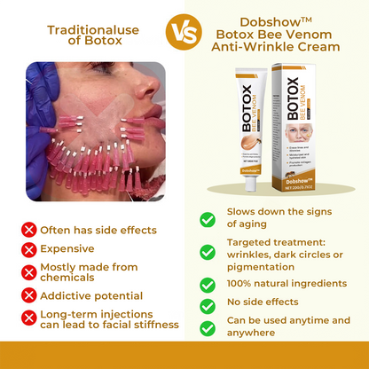 🚨Limited Time Offer: Dobshow™ Botox Bee Venom Anti-Wrinkle Cream🐝🐝 -- Rapid Anti-Aging Solution