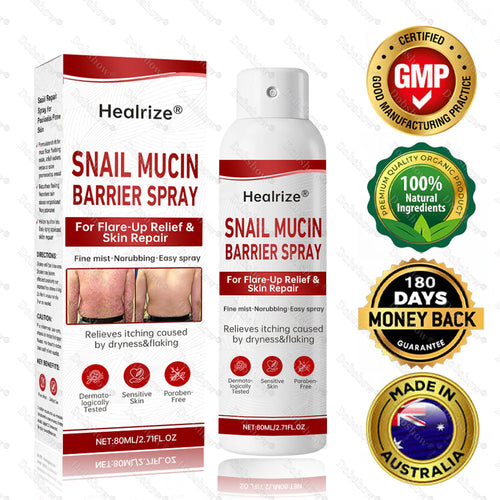 🔥𝙈𝙖𝙧𝙘𝙝 𝙎𝙥𝙚𝙘𝙞𝙖𝙡 𝙊𝙛𝙛𝙚𝙧𝙨 | Healrize® Snail Mucin Barrier Spray for Flare-Up Relief & Skin Repair
