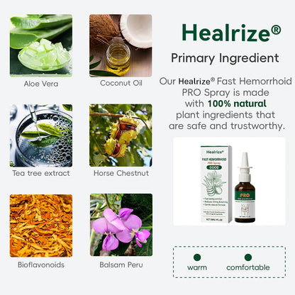 🔥LIMITED SPECIAL OFFER🔥Healrize®🌿 Fast Hemorrhoid PRO Spray