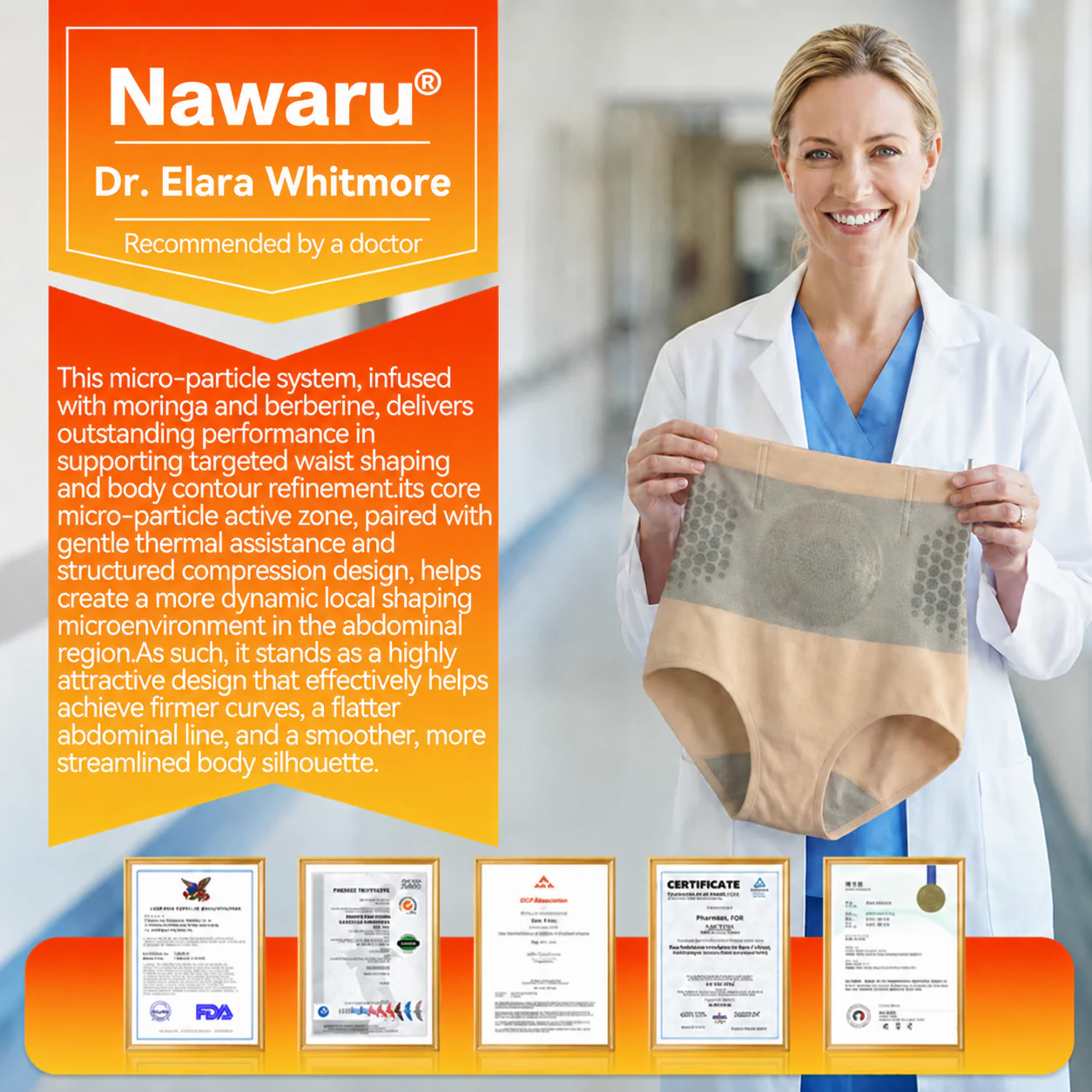 Nawaru® 𝐌𝐨𝐫𝐢𝐧𝐠𝐚 & 𝐁𝐞𝐫𝐛𝐞𝐫𝐢𝐧𝐞 4‑In‑1 Micro‑Particle Sculpting & Fat‑Burn Shorts