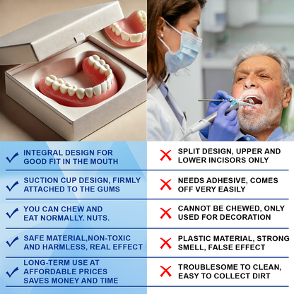 🦷Nurbini®Advanced Customized Full Denture Set >>✅70% OFF