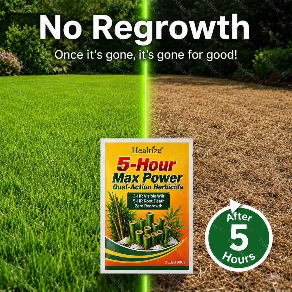 🔥Healrize® 5-Hour Max Power Dual-Action Herbicide | Fast-Acting Granules for Stubborn Weeds & Brush