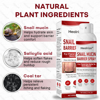 🔥𝙈𝙖𝙧𝙘𝙝 𝙎𝙥𝙚𝙘𝙞𝙖𝙡 𝙊𝙛𝙛𝙚𝙧𝙨 | Healrize® Snail Mucin Barrier Spray for Flare-Up Relief & Skin Repair