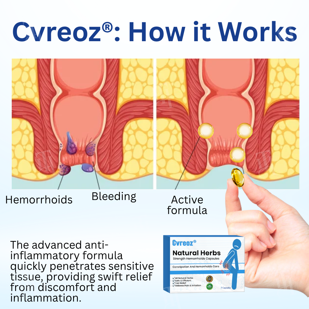 𝐂𝐯𝐫𝐞𝐨𝐳® 𝐍𝐚𝐭𝐮𝐫𝐚𝐥 𝐇𝐞𝐫𝐛𝐬 𝐒𝐭𝐫𝐞𝐧𝐠𝐭𝐡 𝐇𝐞𝐦𝐨𝐫𝐫𝐡𝐨𝐢𝐝𝐬 𝐂𝐚𝐩𝐬𝐮𝐥𝐞𝐬