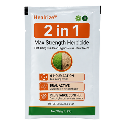🏆𝙁𝙖𝙨𝙩 𝙧𝙚𝙨𝙪𝙡𝙩𝙨 𝙞𝙣 6 𝙝𝙤𝙪𝙧𝙨 | Healrize® 2-in-1 Max Strength Herbicide: Fast Acting Results on Glyphosate-Resistant Weed