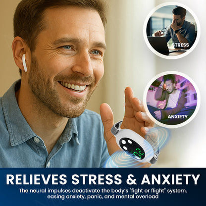 🌙 Nurbini® NeuroSleep Pro – Smart Handheld Sleep & Anxiety Relief Device