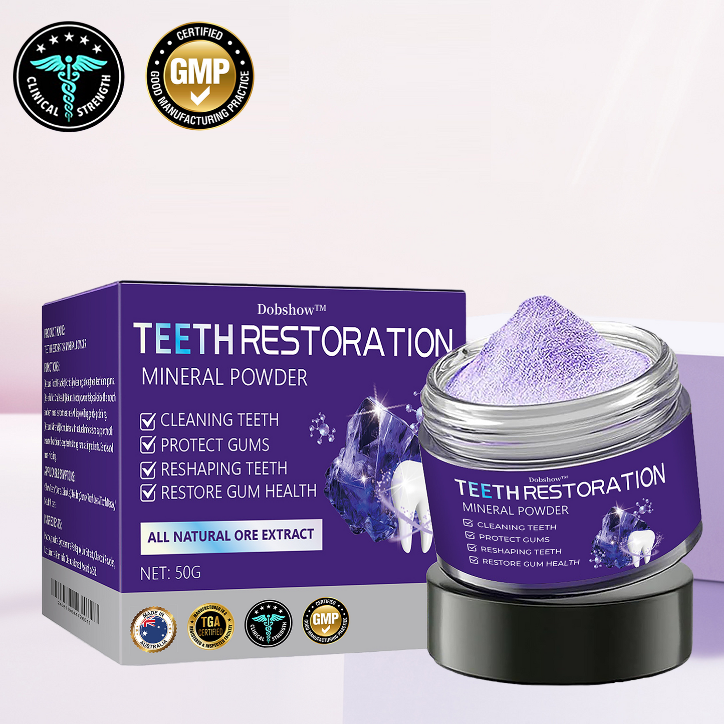 🦷Dobshow™ Dental Repair Mineral Powder >> 🔥Buy 1 Get 1 Free🔥
