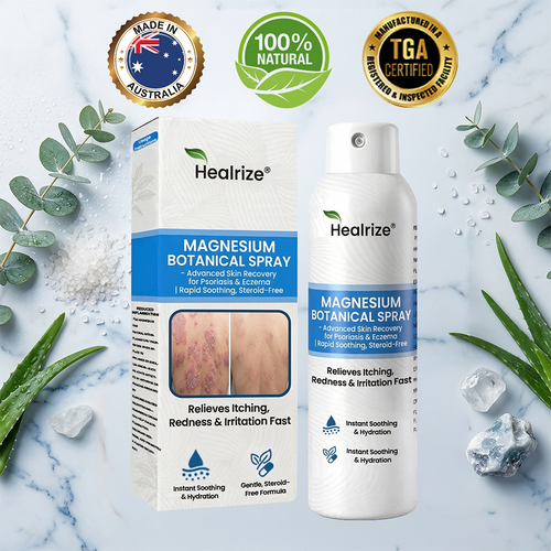✅ Official Store | Healrize® Magnesium Botanical Spray – Advanced Skin Recovery for Psoriasis & Eczema | Rapid Soothing, Steroid-Free