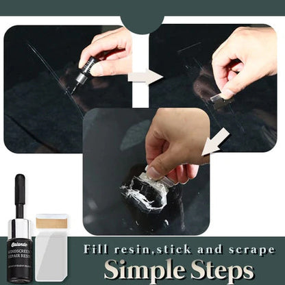 Car Windshield Crack Repair Kit